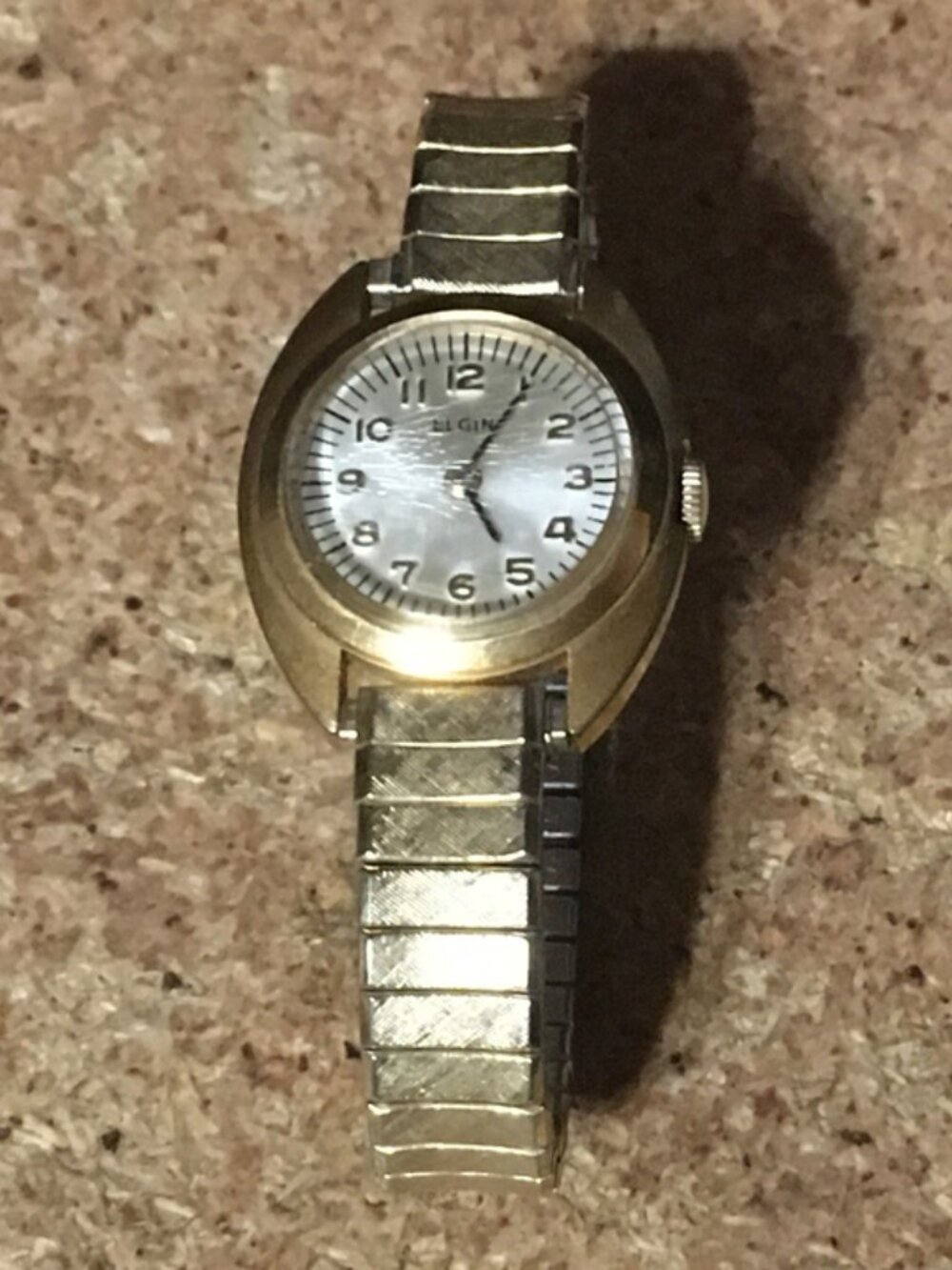 VINTAGE ELGIN WOMEN'S WATCH BEZEL STAINLESS STEEL BACK WORKING